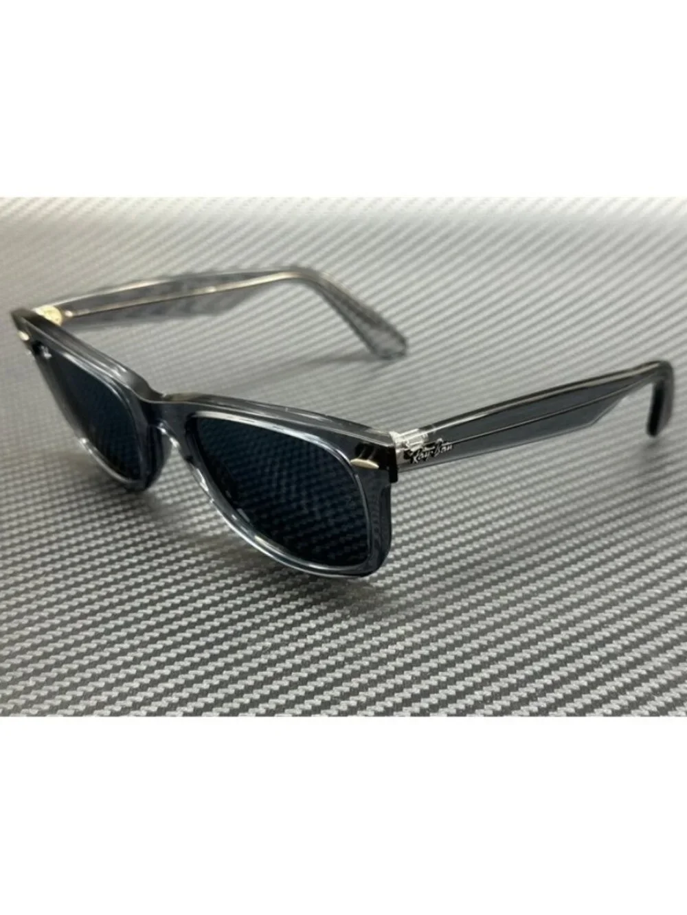New Ray-Ban Men Transparent Grey Sunglasses 50-22-150